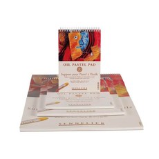 SENNELIER 申內利爾 油性粉彩專用畫本 340g 12張入【時代中西畫材】, 1個, 16x24cm