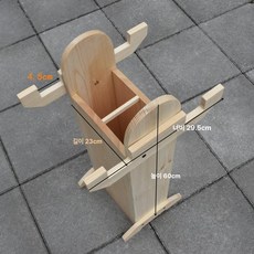 화살통 원목 스탠드 활쏘기 장비 보관통 보관함 타입 A타입 양궁장비 거치대 화살, 활 화살 일체형 프레임(블록포함) 증가, 1개