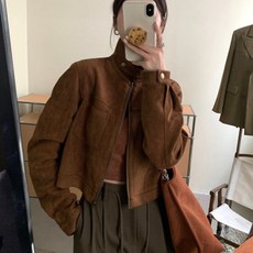 더블공주 빈티지 크롭 숏 자켓 아우터