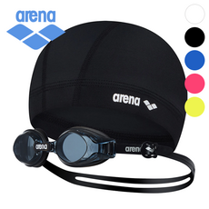 [정품] 아레나 수경 수모 생존수영 세트 초등 유아 주니어, 1세트, 블랙