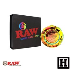 RAW Rainbow Glass Ashtray 西班牙玻璃煙灰缸 420 Joint, 1個