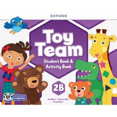 書本熊 Toy Team Student Book Pack 1A/1B/2A/2B/3A/3B 附活動手冊 QR Code APP 9780194189026, 2B