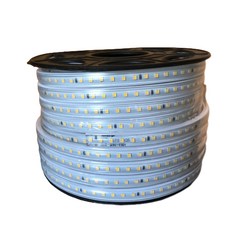 防水LED燈條 LED燈帶 免變壓器 20米/捲 1米120燈 直接接電 戶外裝飾照明 室內裝潢 間接照明, 1個, 220V,藍光(一捲20米), 藍光(一捲20米)