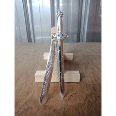 泓展工藝 七星劍 (銀色) 附劍鞘, 1個, 八寸八用, 銀色, 八寸八用