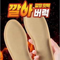 겨울 발열 깔창핫팩 발난로 발핫팩 남성용, 30개