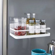 마그네틱 냉장고 사이드 자석 조미료 선반 렉 사이드선반 예쁜주방 수납장 자석선반 lan+977YG