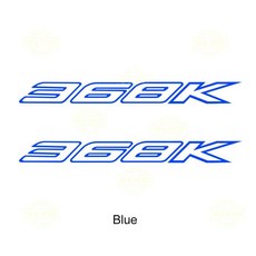 모터사이클 스티커 방수 데칼, 1개, 6. Blue