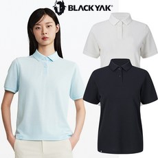 [블랙야크]25년SS 하절기 데일리 여성 브리디 카라 반팔티 1BYKTMU504