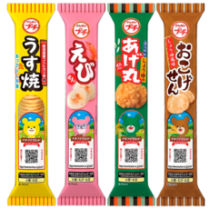 일본 부르봉 쁘띠 센베이 4종(우스야키 에비센 아게마루 오코게센) 2set, 30g