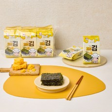 김서방 체다치즈김 치즈맛 치즈김 도시락 조미김 밥도둑 김자반, 9개, 4g