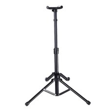 ZCD 바이올린 스탠드 활 거치대 악기 삼각대 안정적이고 미끄럼 방지 기능이 있는 악기 액세서리 우쿨렐레, 61cm, 알루미늄 합금, 검은색