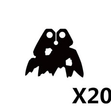 원목장난감 나무 블럭 우드 블록 바우슈필 발도르프 원목, PF02-black-20PCS