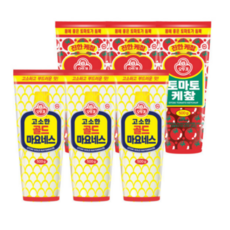 오뚜기 케찹 + 골드마요네스, 500g, 1