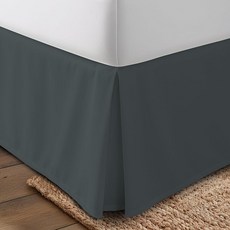 Utopia Bedding 침대 스커트 호텔 품질 쉬운 다림질 네 부분으로 이뤄진 장식 및 변색 방지, 캘리포니아 킹