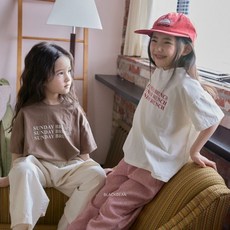 브런치티셔츠(맘커플) 26여름 BK