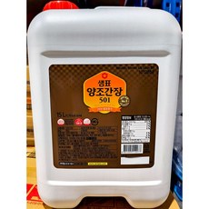 양조간장 (샘표 15L 501) 양조간장/식당용간장/업소용간장/간장, 1개