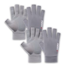 CULT 냉감 라이딩 쿨 반장갑, 2개, HG.쿨 반장갑 그레이