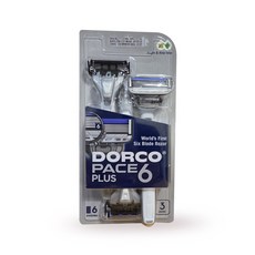 도루코 페이스6 플러스 /휴대용 일회용 면도기, 1개, 3개입