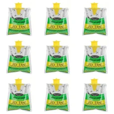 농장용 일회용 걸이식 파리 포획 백 미끼 포함) 야외 정원 파리/잠파리/곤충/벌레 킬러, 07 9 PCS