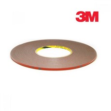 3M 접착테이프 자동차 몰딩양면테이프 8mm x 16.5M, 색상, 상세페이지 참조