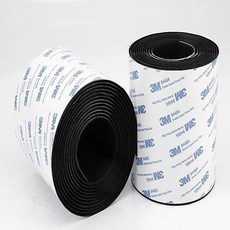 파인몰 벨크로테이프 양면 강력 찍찍이테이프 암수세트 10CMX100CM, 1세트, 블랙