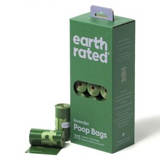 莎賓與嘉思帕 環保撿便袋 補充盒 21捲 共315張 - 薰衣草香氛 寵物清潔用品, 綠色, 1個, 315個裝