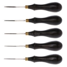 가죽 가장자리 크리저 강철 블레이드 흑단 블랙 우드 얕은 그루브 공예 마크 도구 F17 20 드롭 쉬핑, 0.7mm, 1개