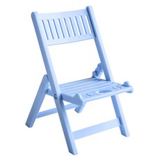 접이식 핸드폰 스탠드 Cutechair 모양 접이식 데스크탑 전화 홀더 크래들 도크 홀더 태블릿 핸드폰, 하늘색, 1개