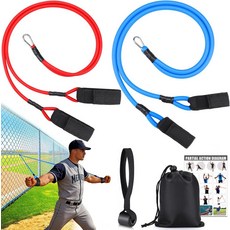 TOBWOLF 4PCS 교체 가능한 그립이 있는 야구 운동 밴드 투구 및 투구를 위한 저항 트레이너 소프트볼 투수를 훈련 보조 도구 팔 힘을 키우고 워밍업하기, 1_Pitching Set -