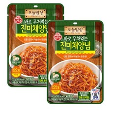 오뚜기 즉석 간편요리 엄마손맛 오늘밥상 진미채양념 100g 2개