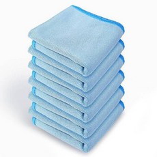 극세사 걸레 유리 창문 거울 주방 욕실 청소 10매 소형, 1개