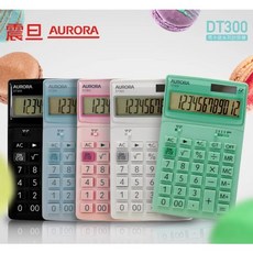 富福里 震旦 DT300 12位馬卡龍計算機 桌上型計算機 小計算機 計算器 考試計算 數學 計數 計算, 綠色, 1個