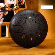 HLMQJY 스틸 텅드럼 엔젤악기 행드럼 크로바 힐링, 1개