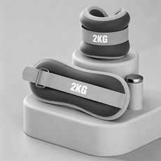 샌드백 각반 운동 달리기 훈련 댄스 손목 발목 웨이트 샌드백 2p 세트 인어미남, 2kg, 블랙