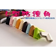 中壢24H出貨 U型防撞角 附雙面膠 含稅, 1個, 白