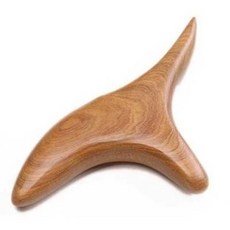 삼각 새모양 나무 얼굴 괄사 휴대용 장미목 손바닥 다리 골든 샌달우드 삼각형, 로즈우드 삼각형