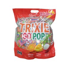 트레프 트릭시 고 팝 플랫 롤리팝 캔디 2kg, 1개