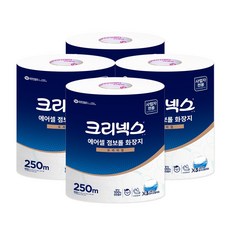 크리넥스 물에잘풀리는 에어셀 점보롤 화장지 프리미엄, 250m, 1박스