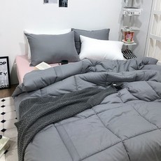 바롱 40수 순면 항균 차렵이불 베개세트 Q