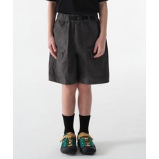 MUSINSA STANDARD KIDS 시티 레저 CN 벨티드 유틸리티 쇼츠 [그레이] 416982