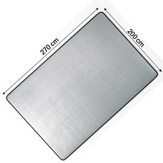 超大鋁箔防潮保暖睡墊 270x200cm 露營必備，防潮保暖、舒適寬敞、輕巧便攜, 銀色