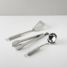 [JAJU/자주] 마스터 스텐 국자소+작은 뒤지개+홀드 집게, 1개