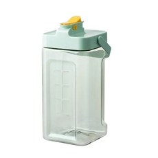 쥬스 디스펜서 대용량 냉장고용 토출구 부착 가정용 과일청 냉침티 다용도 음료수통, 1세트