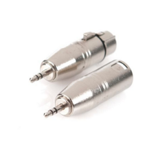 3.5mm mmxlr 변환 젠더 음향 마이크 스트레오 3.5mm 3극 젠더 오디오 케이블 금속 수단자 커넥터 플러그, xlr(암)-3.5st(숫), 본상품선택