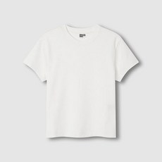 JAJU 여 코튼 스트레치 크롭 반팔 티셔츠 J115301002001 549556