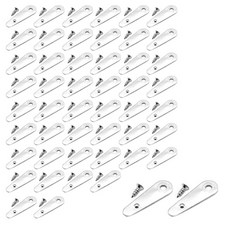 아이베란다 액자돔보 부속 뒷판 고정용 고리, 50개, 실버