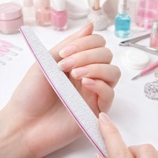 그릿랩 100180 양면 네일파일 10p 반달형 손톱정리, 1개, 상세페이지 참조