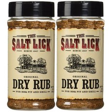 솔트 릭 오리지널 드라이럽 (2팩) 각 340.2g Salt Lick Original Dry Rub (2 Pack) 12 ounces each, 1개