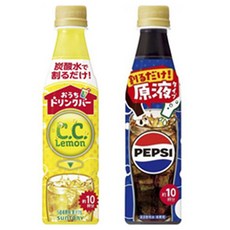 산토리 홈 드링크 바 CC 레몬 희석용 +펩시 원액 타입, 680ml, 1세트