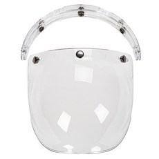 헬로엑스 오토바이헬멧용 버블쉴드 투명 스윙어댑터포함 배달, 클리어(투명)